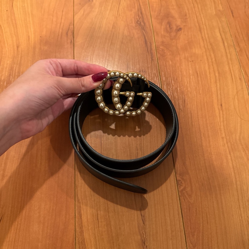 Gucci Belt with Pearls
